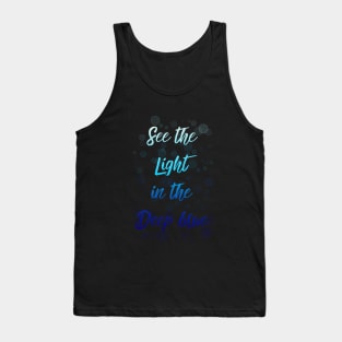 Deep blue water Tank Top